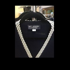 St. John Collection Button Front Knit Jacket